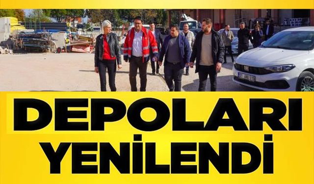BİLECİK BELEDİYESİ DEPOLARINI YENİLEDİ