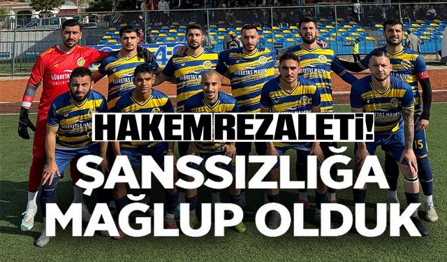 SÖĞÜTSPOR KENDİ EVİNDE MAĞLUP OLDU