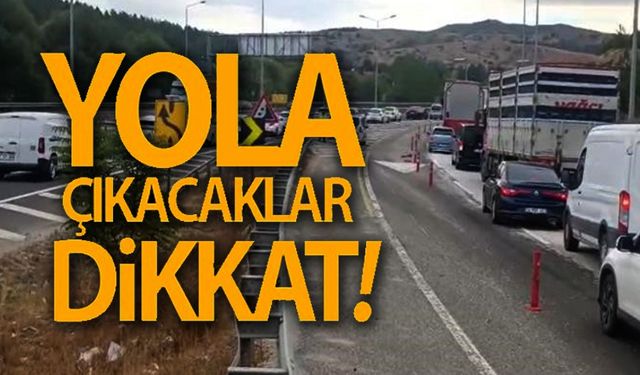 BİLECİK-ESKİŞEHİR KARA YOLUNDA TEK ŞERİT UYGULAMASI