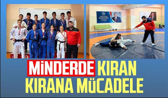 GENÇ JUDOCULAR İL ŞAMPİYONASI İÇİN MİNDERDE BULUŞTU