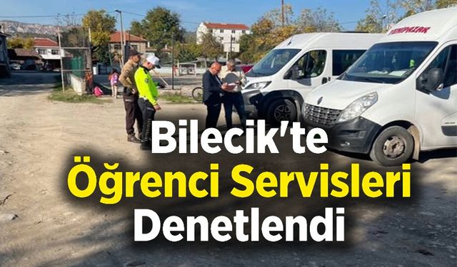 ÖĞRENCİ SERVİSLERİ DENETLENDİ