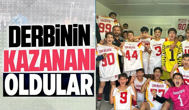 BİLECİK U14 GENÇLER LİGİ'NDE DERBİNİN KAZANINI 1299 BİLECİK FUTBOL KULÜBÜ OLDU
