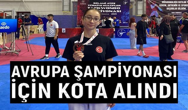 BİLECİKLİ SPORCU AVRUPA ŞAMPİYONASI'NA KOTA ALDI