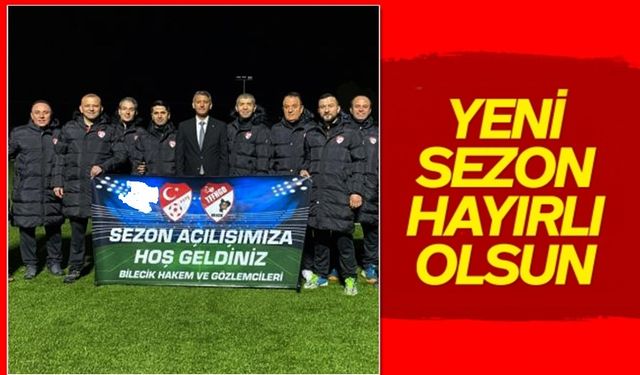 BİLECİK FUTBOL HAKEMLERİ SEZONU GÖLPAZARI'NDA BAŞLATTI