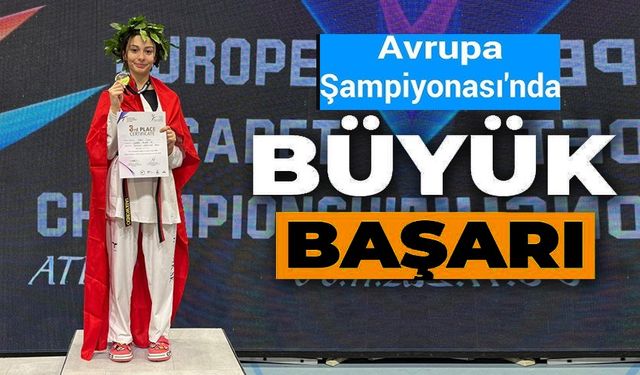 TEKVANDOCUDAN AVRUPA ŞAMPİYONASI'NDA BÜYÜK BAŞARI