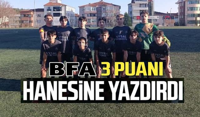 BİLECİK U14 GENÇLER LİGİ'NİN BFA ZORLU RAKİBİNİ YENDİ