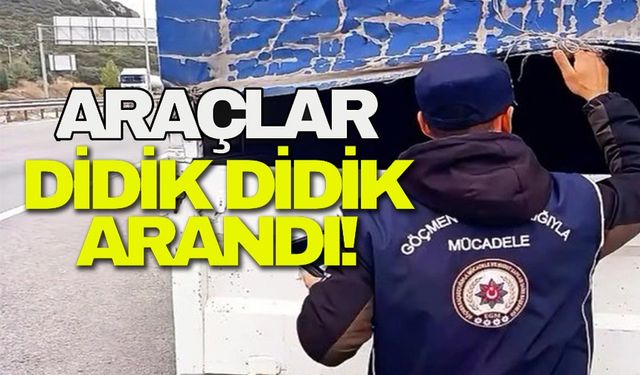 GÖÇMEN KAÇAKÇILIĞI VE HUDUT KAPILARI DENETİMLERİ SÜRÜYOR