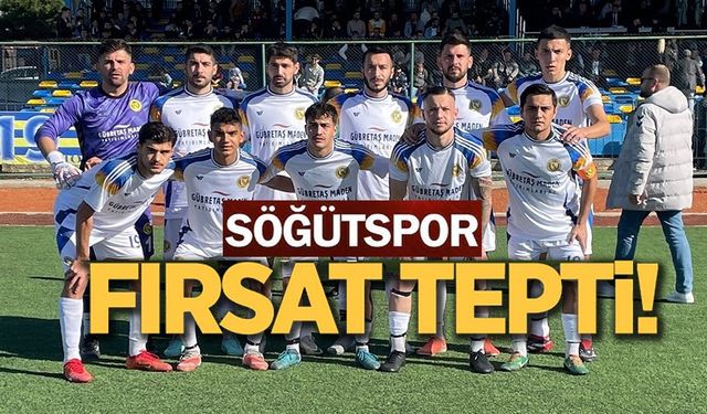 SÖĞÜTSPOR KENDİ EVİNDE MAĞLUP AYRILDI