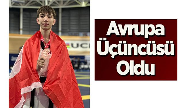BİLECİKLİ TAEKWONDO SPORCUSU AVRUPA ÜÇÜNCÜSÜ OLDU
