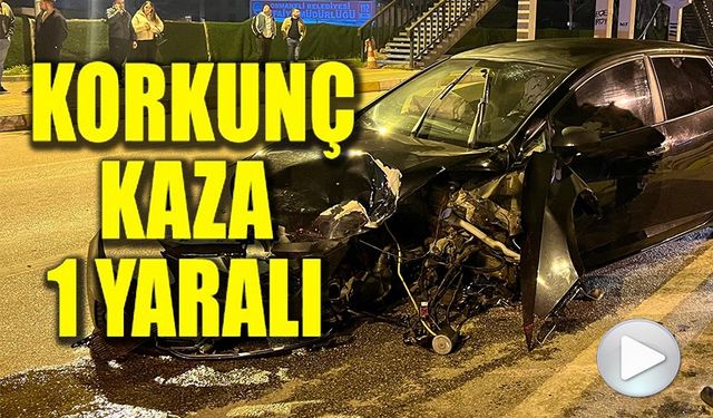 OSMANELİ'NDE TRAFİK KAZASI: 1 YARALI
