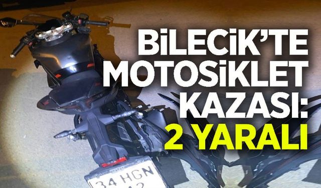MOTOSİKLET KAZASI: 2 YARALI