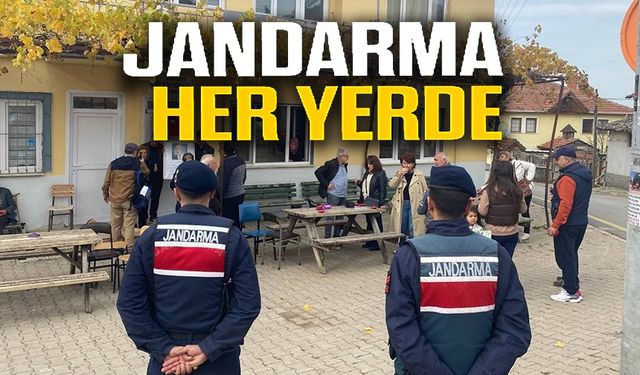 BİLECİK'TE JANDARMA HALKIN GÜVENLİĞİ İÇİN HER YERDE
