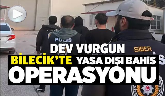 153 MİLYONLUK YASA DIŞI BAHİS OPERASYONUNDA 3 TUTUKLAMA