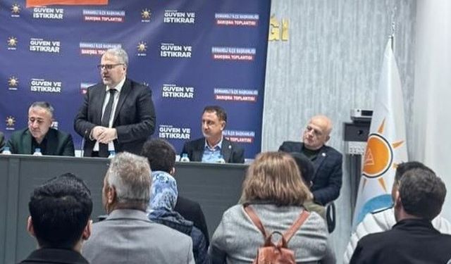 OSMANELİ'NİN YOL HARİTASI AK PARTİ TOPLANTISINDA BELİRLENDİ