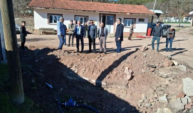 İÇME SUYU ALTYAPI ÇALIŞMALARI TAMAMLANDI