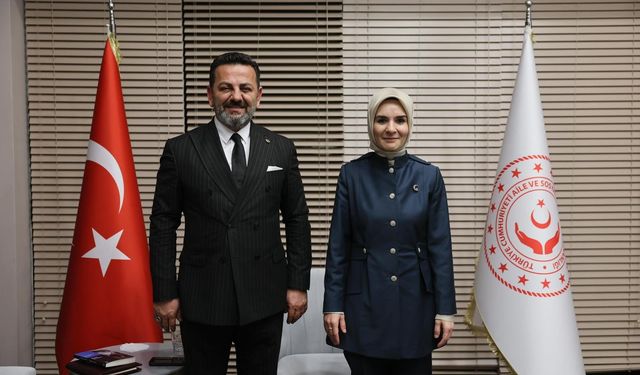 BAKAN GÖKTAŞ'A KURUM ÇALIŞMALARI HAKKINDA BİLGİ VERDİ