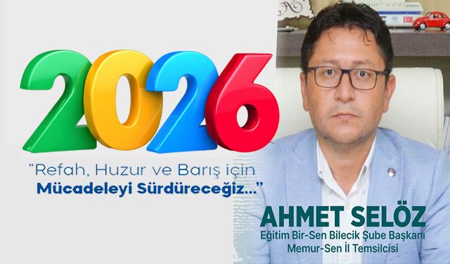 AHMET SELÖZ, 2026 SAĞLIK, HUZUR VE MUTLULUK GETİRSİN