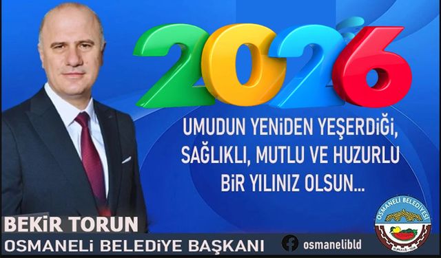 BEKİR TORUN, 2026 SAĞLIK, HUZUR VE MUTLULUK GETİRSİN