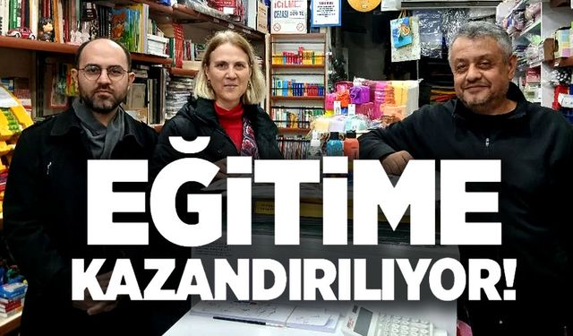 BİLECİK'TE KAĞIT ATIKLAR EĞİTİME KAZANDIRILIYOR