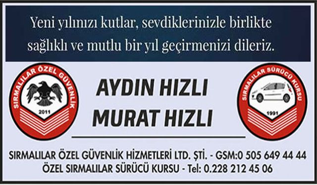 MURAT HIZLI, 2026 SAĞLIK, HUZUR VE MUTLULUK GETİRSİN