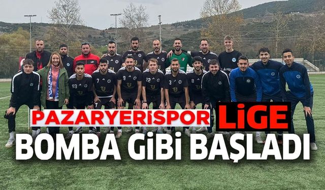 PAZARYERİSPOR SEZONA FARKLI BAŞLADI, DEPLASMANDAN 9-1’LİK SKORLA DÖNDÜ