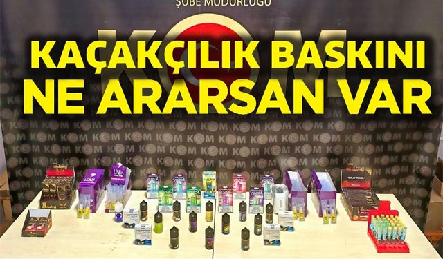 KAÇAK ÜRÜN OPERASYONU: 1 GÖZALTI