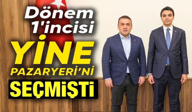 VALİ SÖZER'DEN DÖNEM BİRİNCİSİ KAYMAKAM KARA'YA ZİYARET