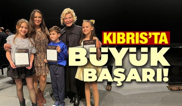 BİLECİKLİ ÖĞRENCİLER KIBRIS’TAKİ PİYANO FESTİVALİNDEN ÖDÜLLE DÖNDÜ