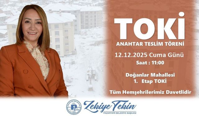 TOKİ ANAHTAR TESLİM TÖRENİ