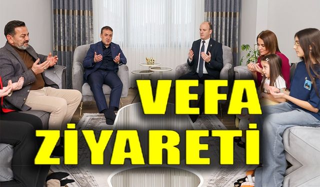 VALİ SÖZER’DEN GAZİ HALİL ER’E VEFA