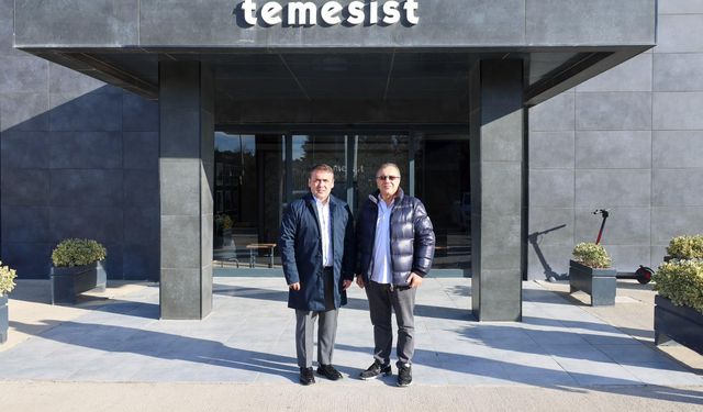 TEMESİST FABRİKASINI ZİYARET ETTİ