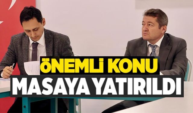 ORTAÖĞRETİM EĞİTİMİ MASAYA YATIRILDI