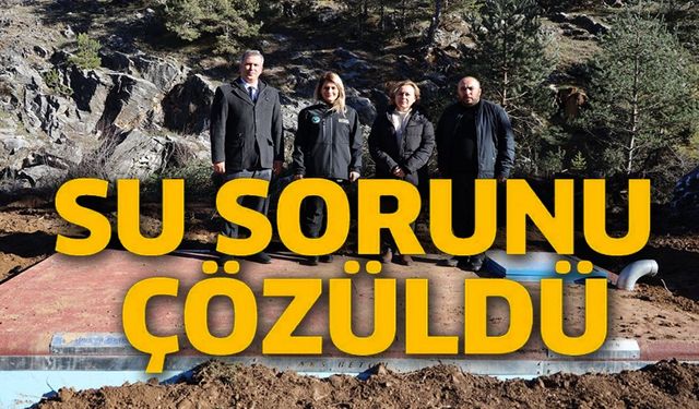 2 AYDIR SÜREN İÇME SUYU KRİZİ ÇÖZÜLDÜ