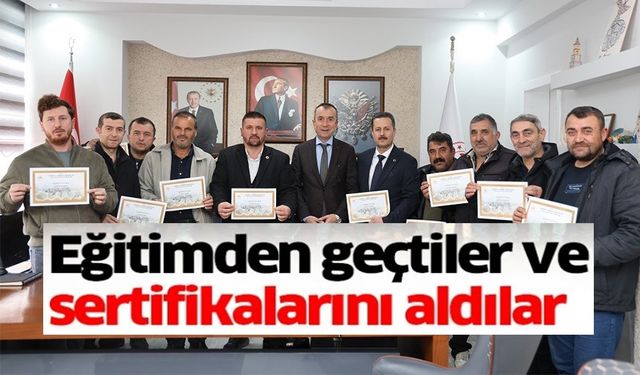 ANA ARI YETİŞTİRİCİLİĞİ EĞİTİMİ ALAN 33 ARICI SERTİFİKALARINI ALDI