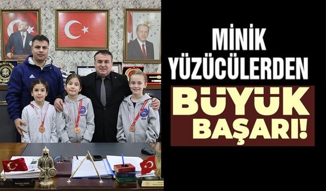 DERECEYE GİREN MİNİK YÜZÜCÜLERDEN BİLECİK'E GURUR