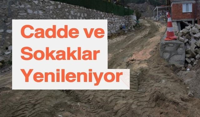 KAYIBOYU MAHALLESİNDE CADDE VE SOKAKLAR YENİLENİYOR