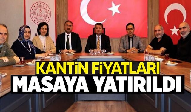 OKUL KANTİNLERİNDE FİYAT DENETİMLERİ MASAYA YATIRILDI