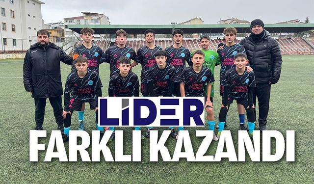 LİDER FARKLI KAZANDI