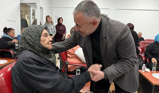 İL BAŞKANI YILDIRIM HUZUREVİ SAKİNLERİYLE BULUŞTU