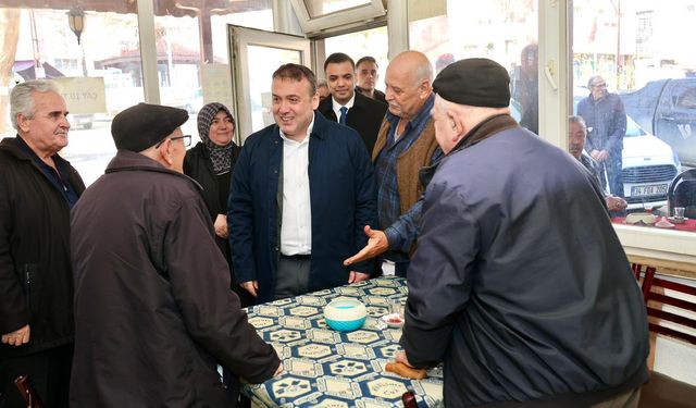 VALİ SÖZER İNHİSAR 'DA ESNAF VE VATANDAŞLARLA BULUŞTU