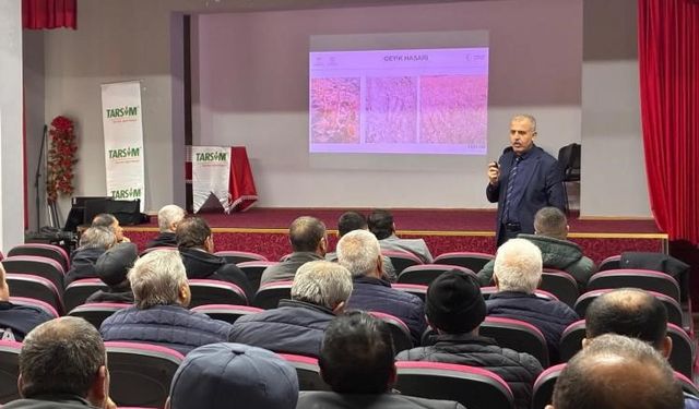 ÇİFTÇİLER BİLGİLENDİRİLDİ