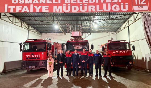 KAYMAKAM KILIÇ İTFAİYE VE ZABITA ÇALIŞMALARINI İNCELEDİ