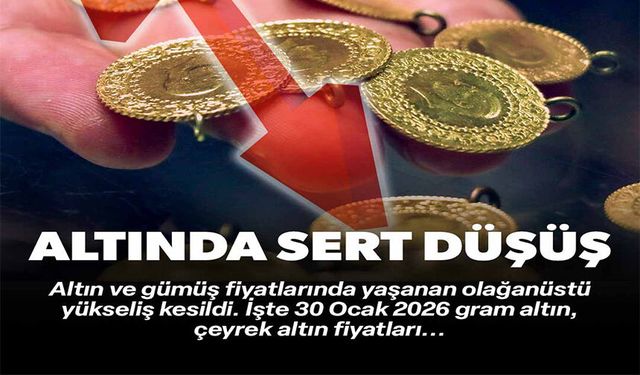 ALTINDA SERT DÜŞÜŞ