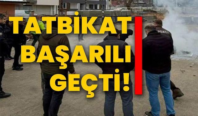 EMNİYET PERSONELİNE YANGIN VE DEPREM FARKINDALIK EĞİTİMİ