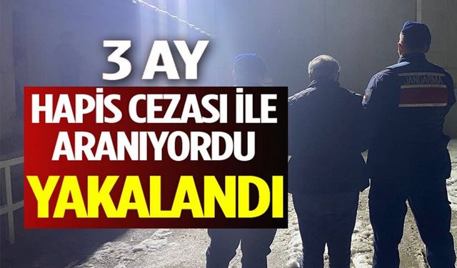 TEHDİT SUÇUNDAN ARANAN ŞAHIS YAKALANDI