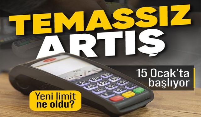 15 OCAK'TAN İTİBAREN GEÇERLİ OLACAK