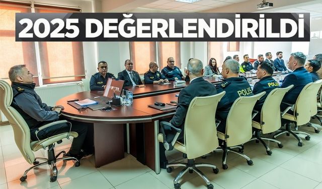 BİLECİK EMNİYETİNDE 2025 YILI DEĞERLENDİRME TOPLANTISI YAPILDI