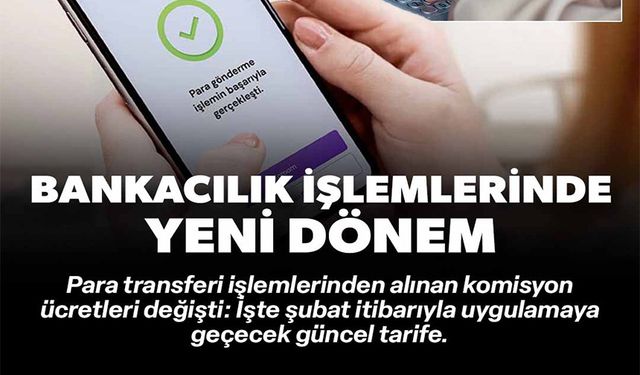 EFT VE HAVALE ÜCRETLERİ DEĞİŞTİ!