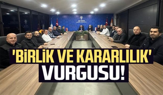 AK PARTİ BİLECİK İL YÜRÜTME KURULU TOPLANTISI GERÇEKLEŞTİRİLDİ
