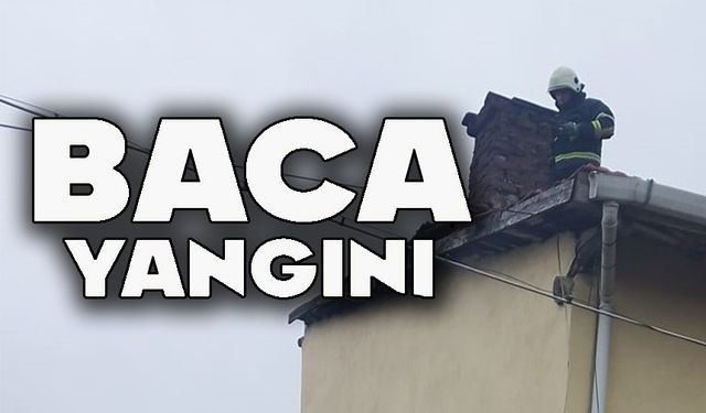 BİLECİK'TE BACA YANGINI